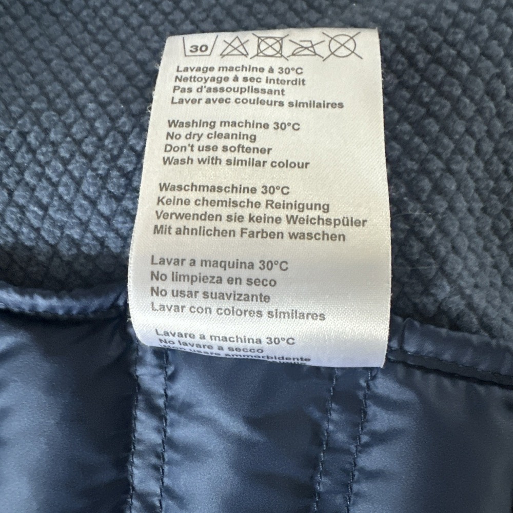 Horse Pilot Women's Storm Jacket‎ Size Small Navy With Pink Zipper Down Blend - Picture 9 of 13